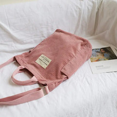 Large Capacity Cloth Handbag Tote Female Crossbody Messenger Bags