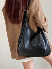 Large Capacity Women's Messenger Bag Soft Leather Business Shoulder Tote Handb