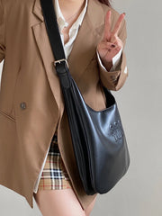Large Capacity Women's Messenger Bag Soft Leather Business Shoulder Tote Handb