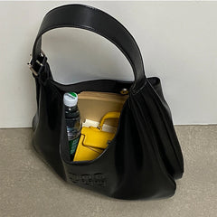 Large Capacity Women's Messenger Bag Soft Leather Business Shoulder Tote Handb