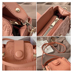 Large Capacity Crossbody Bag Leather Handbags Women Bucket Shoulder Bag