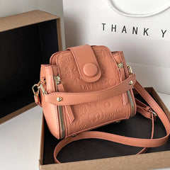 Large Capacity Crossbody Bag Leather Handbags Women Bucket Shoulder Bag
