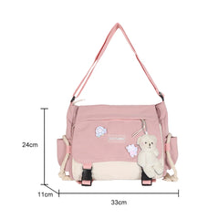 Large Capacity Crossbody Bags for Teenager Girls Harajuku Messenger Bags