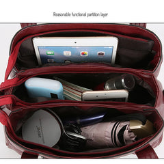 Large Capacity Crossbody Handle Bag Women Shoulder Bag Leather Women Handbag