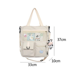 Large Capacity Girl Shoulder Bags for Students Waterproof Handbag