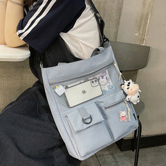 Large Capacity Girl Shoulder Bags for Students Waterproof Handbag