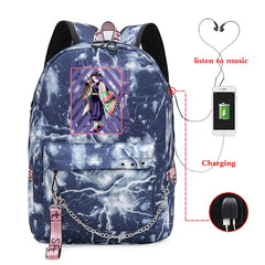 Demon Slayer Anime Men's Fishing Backpack Outdoor Camping Bag