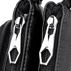 Double Pocket Crossbody Bag Women Shoulder Bags Leather Handbags