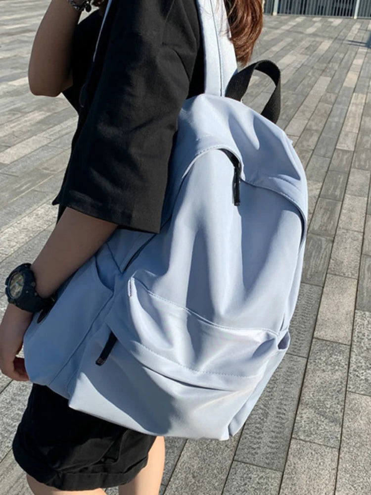 Large-Capacity Rucksack for Women Pure Casual Student Backpack