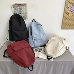 Large-Capacity Rucksack for Women Pure Casual Student Backpack