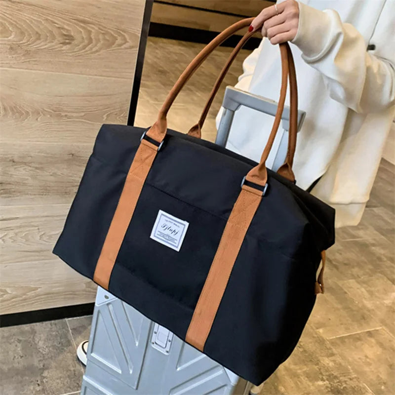 Large Capacity Travel Bag Waterproof Weekend Sac Voyage Female Messenger Bag