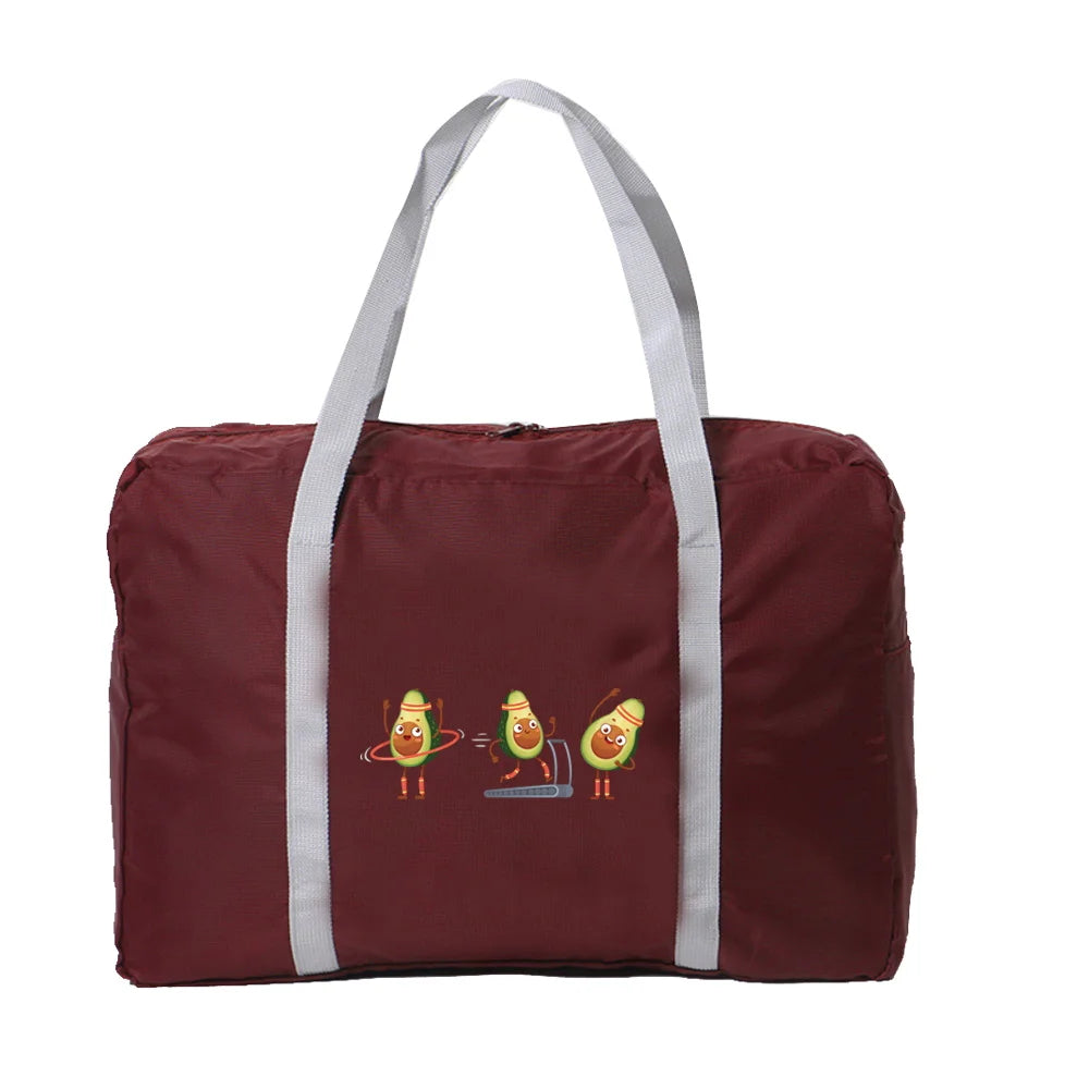 Avocado Print Luggage Bag for Travel
