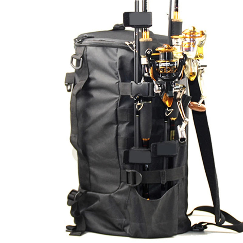Large Capacity Fishing Bag Outdoor Waist Pack Lures Gear Storage