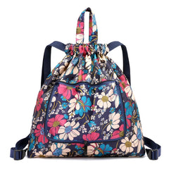 Large Capacity Foldable Drawstring Backpack for Women