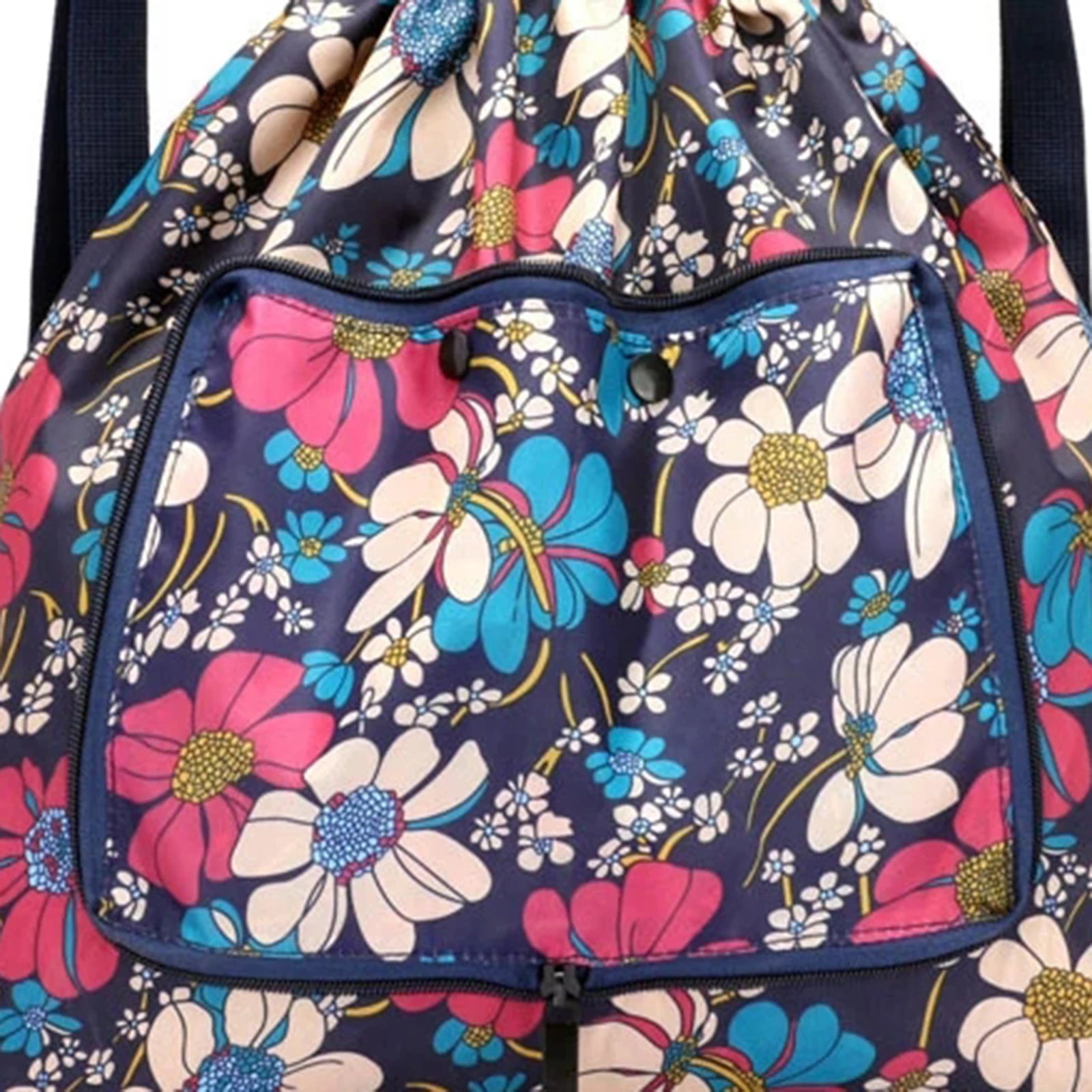 Large Capacity Foldable Drawstring Backpack for Women