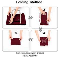 Large Capacity Foldable Travel Bag Clothes Organizers Bags Handbags