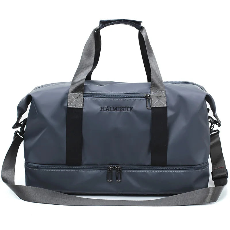 Large Foldable Travel Bag Wet Dry Yoga Gym Bags Waterproof Duffle Handbag