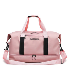 Large Foldable Travel Bag Wet Dry Yoga Gym Bags Waterproof Duffle Handbag