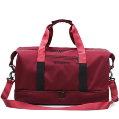 Large Foldable Travel Bag Wet Dry Yoga Gym Bags Waterproof Duffle Handbag