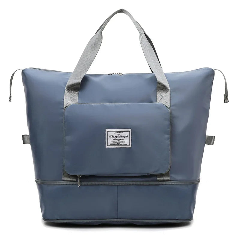 Large Foldable Travel Bag Waterproof Luggage Tote Gym Duffel Bag