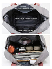 Large Capacity Foldable Travel Bags Waterproof Luggage Tote Handbags