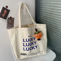 Large Capacity Folded Canvas Women Shopping Bags Casual Ladies Shopper Handbag S