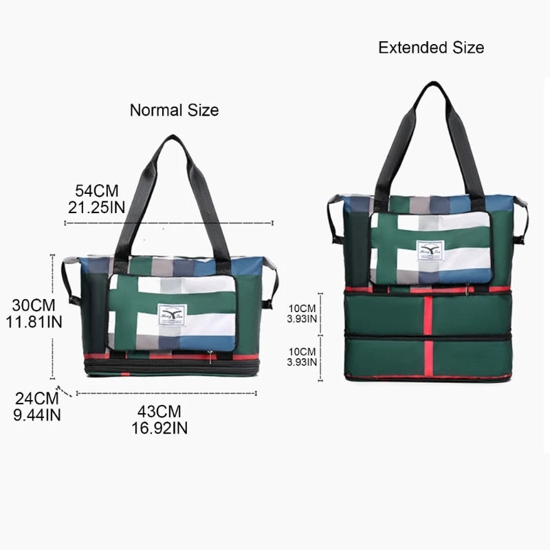 Large Waterproof Foldable Travel Bag with Huge Capacity