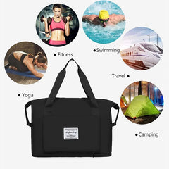 Folding Travel Bag Portable Lightweight Waterproof Tote Handbag