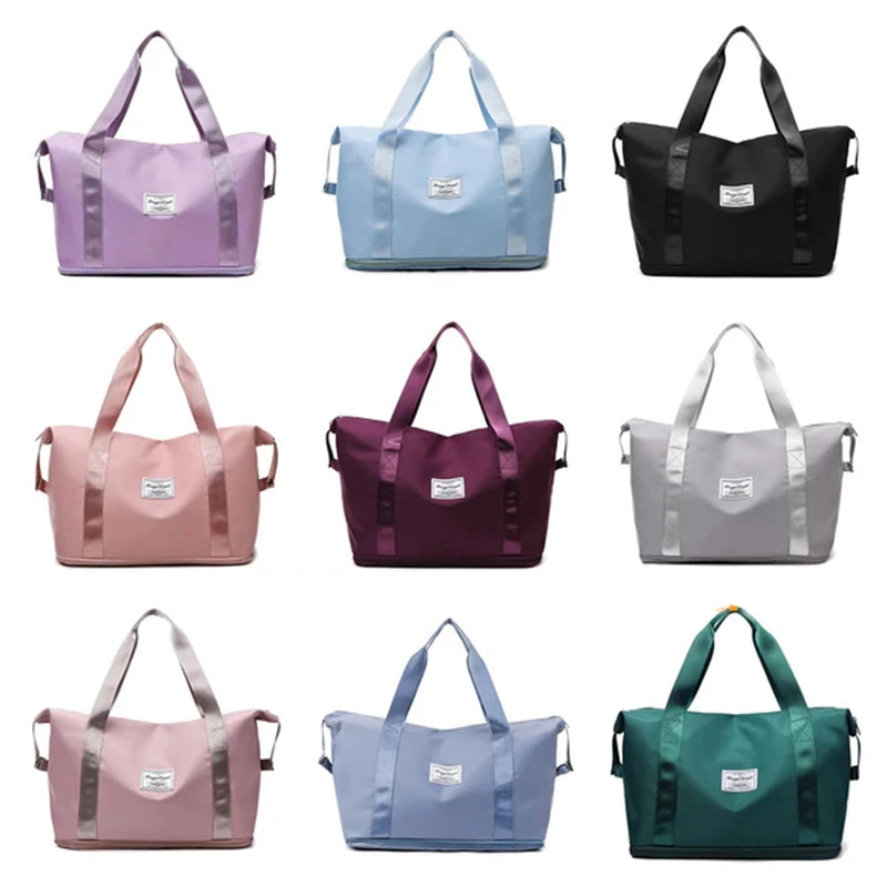 Large Capacity Travel Bag Lightweight Waterproof Tote Hand