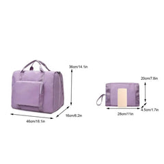 Large Capacity Folding Travel Bag Woman Bags Hand Luggage Tote Duffel Set