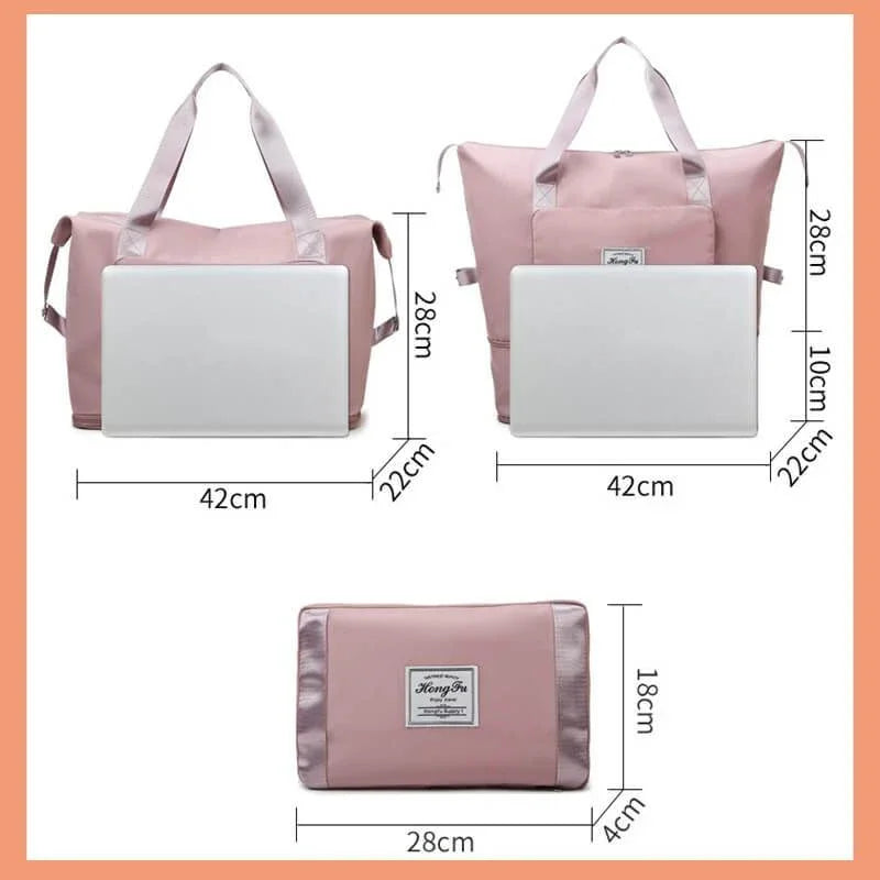 Large Capacity Folding Travel Bag Hand Luggage