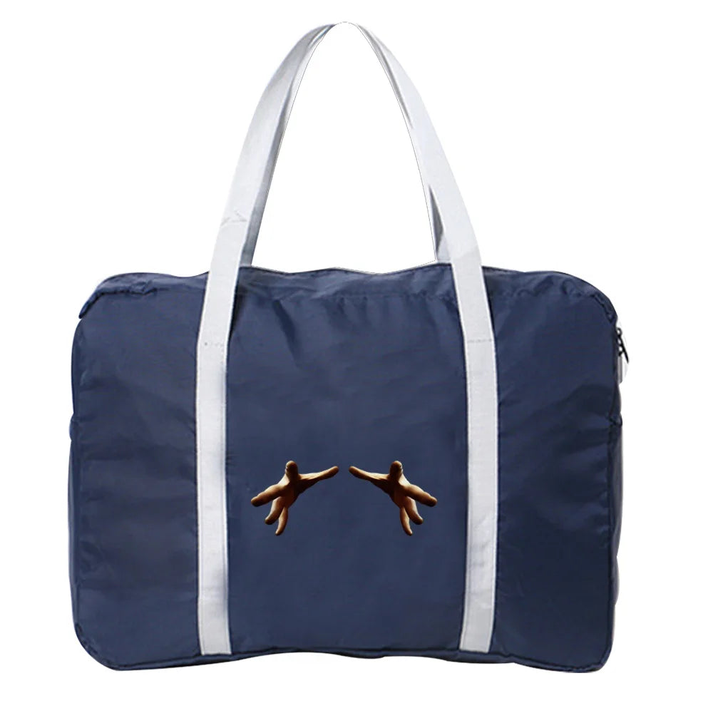 Large Capacity Folding Travel Bags 3D Print Luggage Tote Handbag