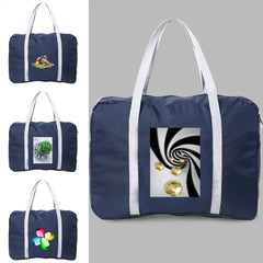 Large Capacity Folding Travel Bags 3D Print Luggage Tote Handbag