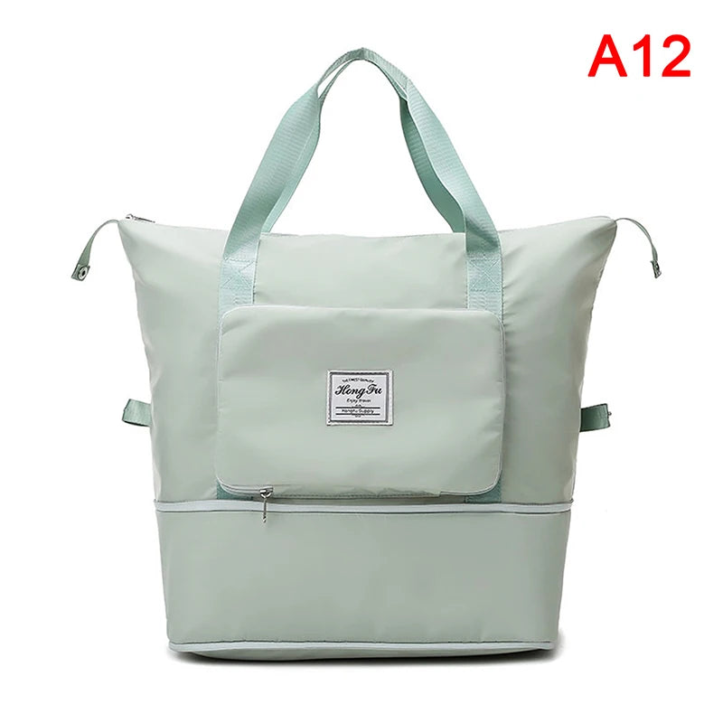 Large Folding Waterproof Travel Bag Luggage Tote Handbag