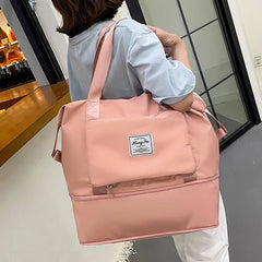 Large Folding Waterproof Travel Bag Luggage Tote Handbag