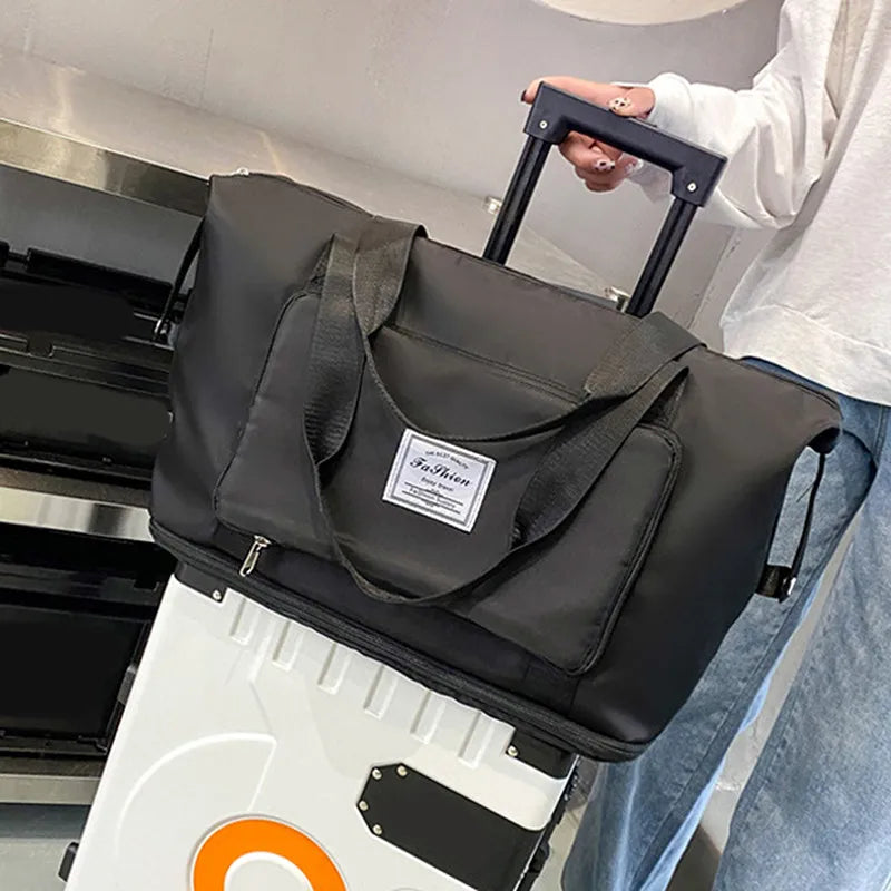 Large Folding Travel Bag Waterproof Luggage Tote Handbag