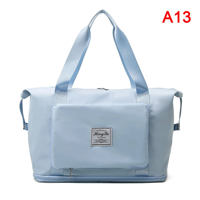 Large Folding Waterproof Travel Bag Luggage Tote Handbag