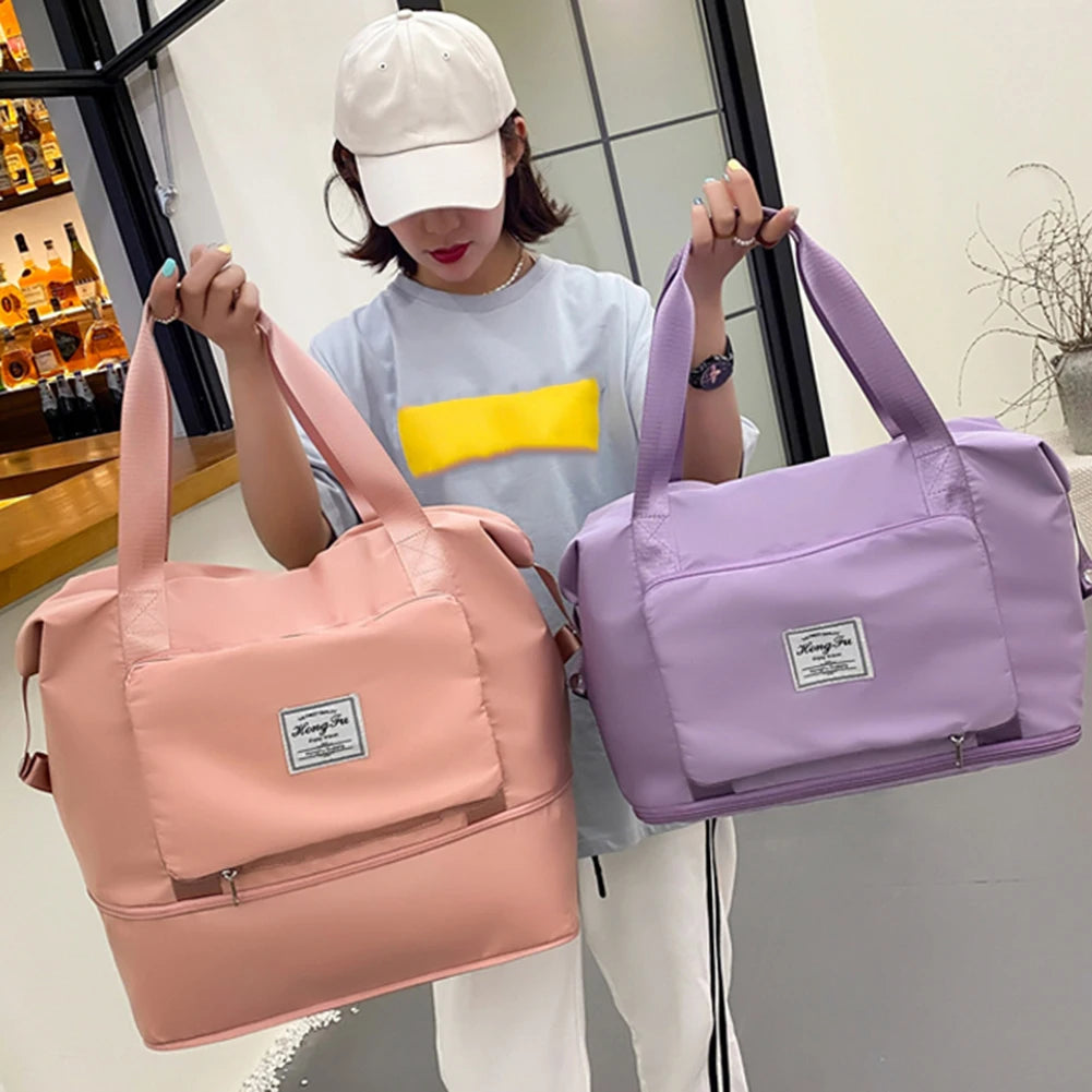 Foldable Travel Bag, Waterproof Luggage Tote