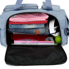 Large Capacity Folding Travel Bag Waterproof Luggage Tote Gym Yoga Storage
