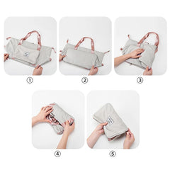 Large Folding Waterproof Travel Bag Luggage Tote Handbag