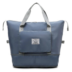 Large Folding Travel Bag Waterproof Tote Duffle Gym Yoga Storage Shoulder