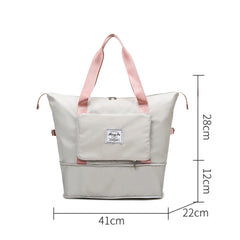 Foldable Travel Bag, Waterproof Luggage Tote