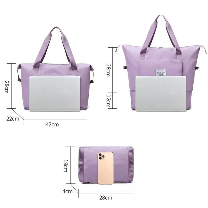 Large Capacity Travel Bag Waterproof Luggage Tote Handbag