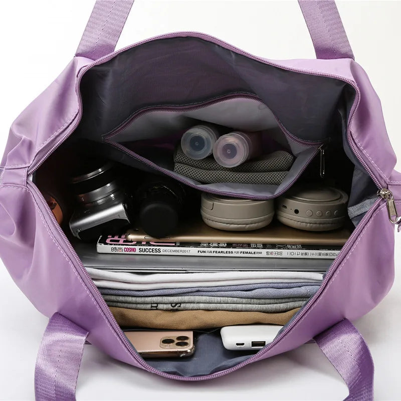Large Capacity Travel Bag Waterproof Luggage Tote Handbag