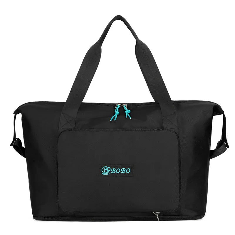 Large Capacity Foldable Travel Bag Waterproof Nylon Sports Handbag