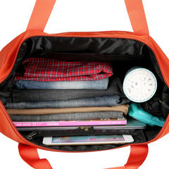 Large Capacity Foldable Travel Bag Waterproof Nylon Sports Handbag
