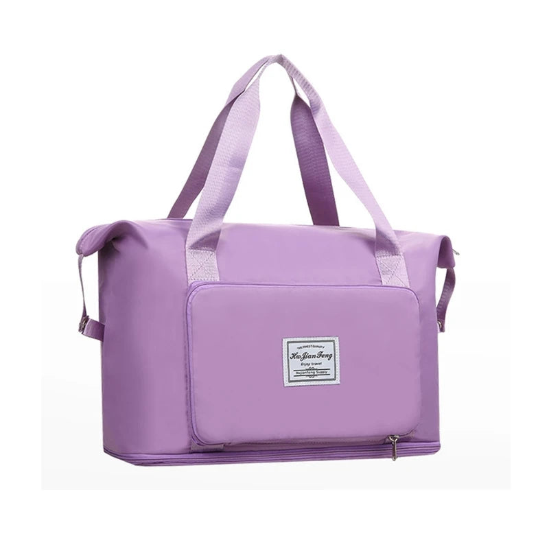 Large Capacity Folding Travel Duffle Bag Waterproof Tote Handbag Shoulder Bags