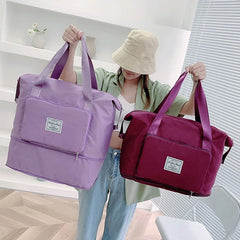 Waterproof Large Capacity Folding Travel Duffle Bag Tote Handbag