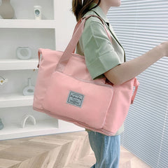 Waterproof Large Capacity Folding Travel Duffle Bag Tote Handbag