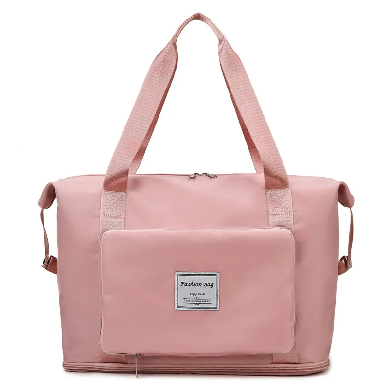 Large Capacity Foldable Waterproof Travel Tote Handbag Duffle Bag